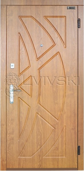 Двери входные ТМ «Lvivski» серия «Standart 8/8» модель LV 101.